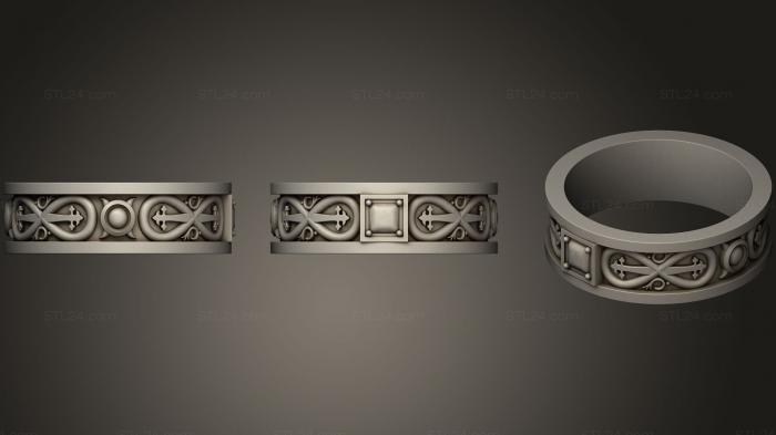 Jewelry rings (Ring 127, JVLRP_0609) 3D models for cnc